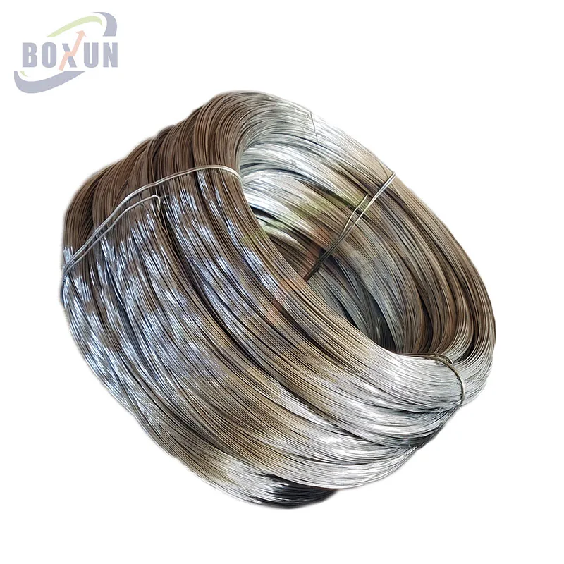 Прямые продажи с фабрики яркий цвет горячеоцинкованная проволока электрооцинкованная из низкоуглеродистой