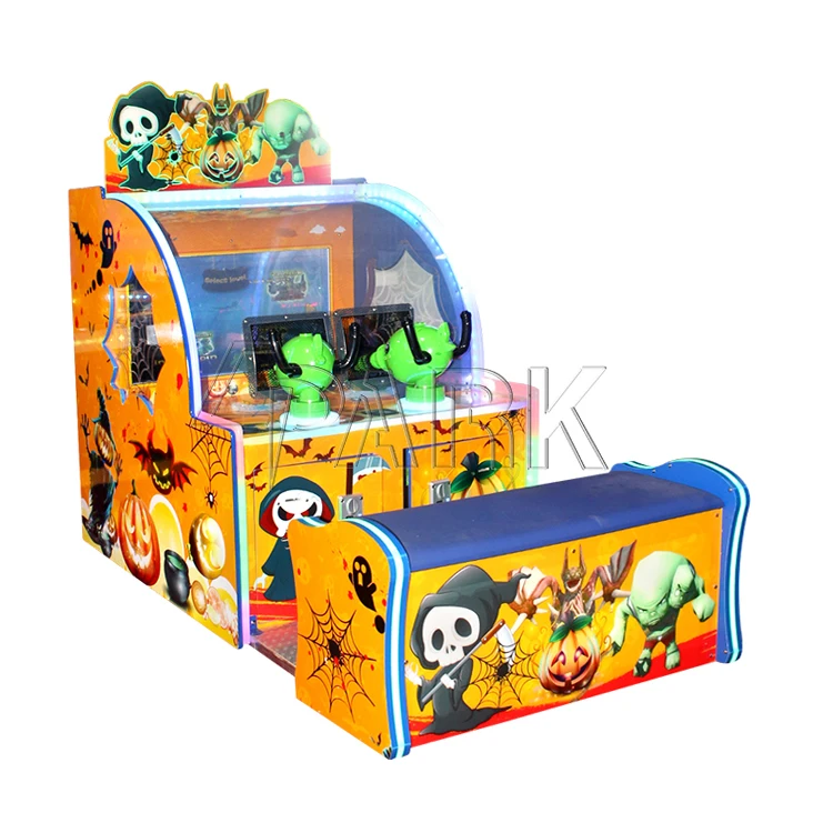 simulator coin operated arcade kids shark fright fearland sniper shooting out ball custom games machine