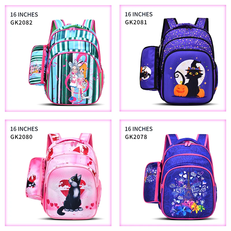 Новое поступление 16 дюймов Мода оригинальный дизайн; Одежда с принтом; Школьная сумка для детей