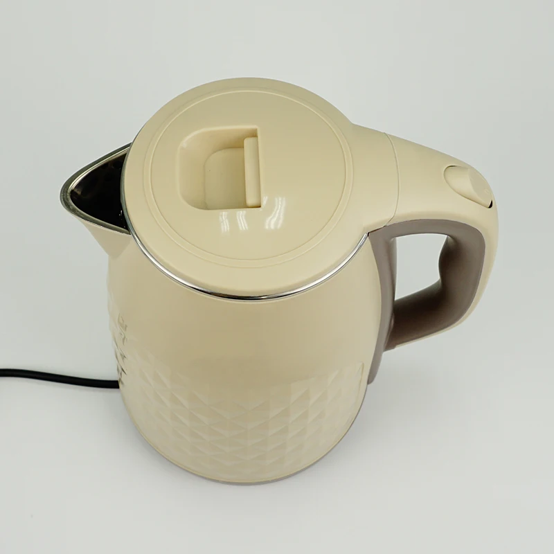 2.5L 1800W High Quality Double Layer 360 Degree Plastic Shell Electrical Water Kettle Guangdong Maufacrure wasserkocher