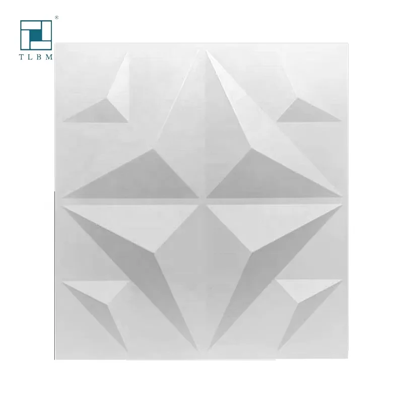 Popular Colorful Morden Art Waterproof Moisture Proof PVC 3D Diamond Wall Panels wallpaper Wall Coatings for Home Hotel KTV