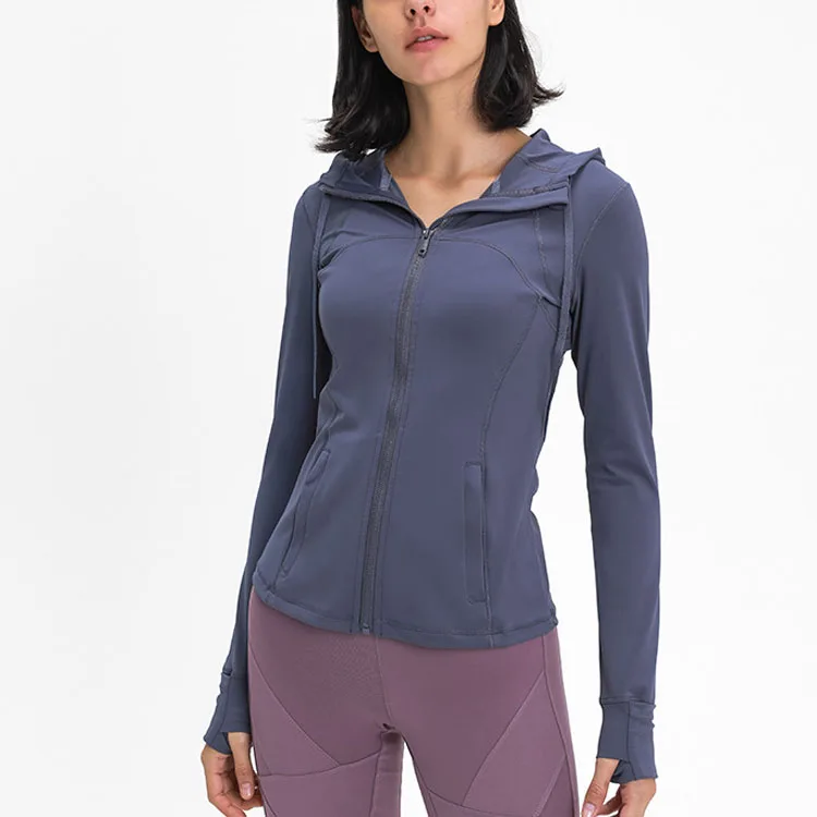 In Stock High Quality Women  Zipper Jackets Hoodies Hot Sale Sports Gym  Regular Pullover Hoodies