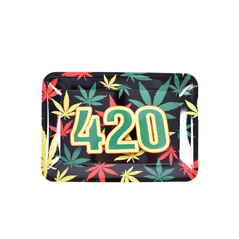 
Wholesale custom good quality plastic smoking rolling tray 