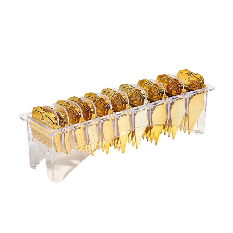 Гребень с магнитом внутри для парикмахерской 10 размеров набор магнитных гребней золотого цвета