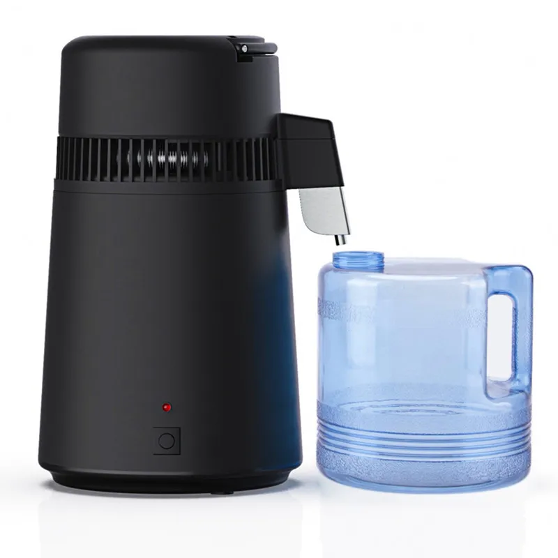 750W Countertop Home Office Countertop Distiller Water Making Machine 4L Distilled Clean Water Maker