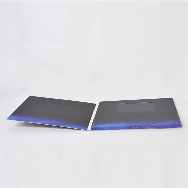 Popular design 4.3 inch lcd screen video brochure card led