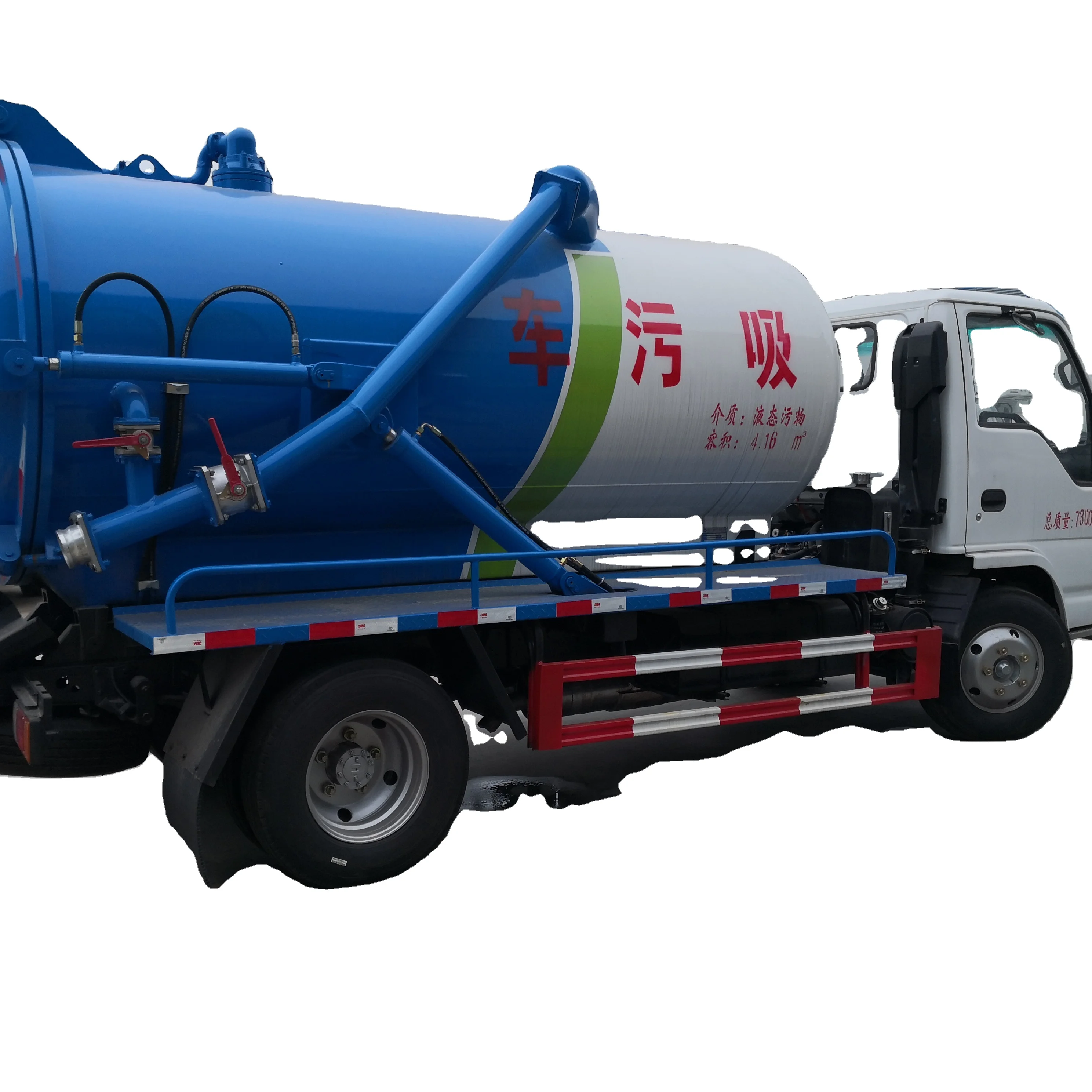 Низкая цена ПВХ смола Dongfeng Левая 5 квадратных илососная машина небольшой с
