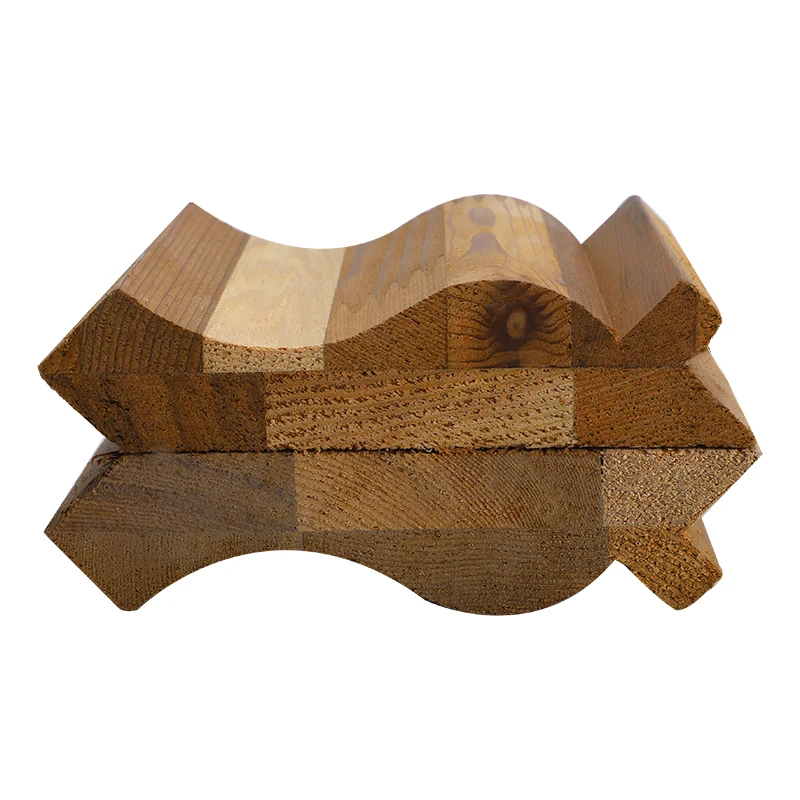 Wooden Moulding Upscale Red Ceder Crown Moulding for Ceiling Decoration