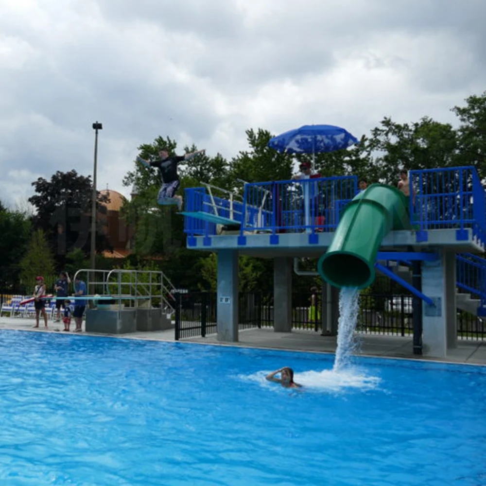 Professional  Factory China Waterfall Slide/ Kids Fiberglass Pool Slide