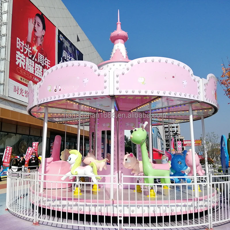Commercial carousel Rides Kids Machine Electric For Children Amusement Carousel
