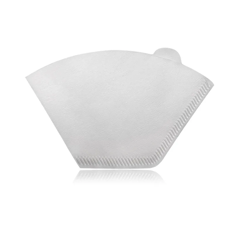 40pcs/bag Professional Coffee Filter Paper White Paper Coffee Filters Disposable 1-2 Cup Coffee Paper Filters