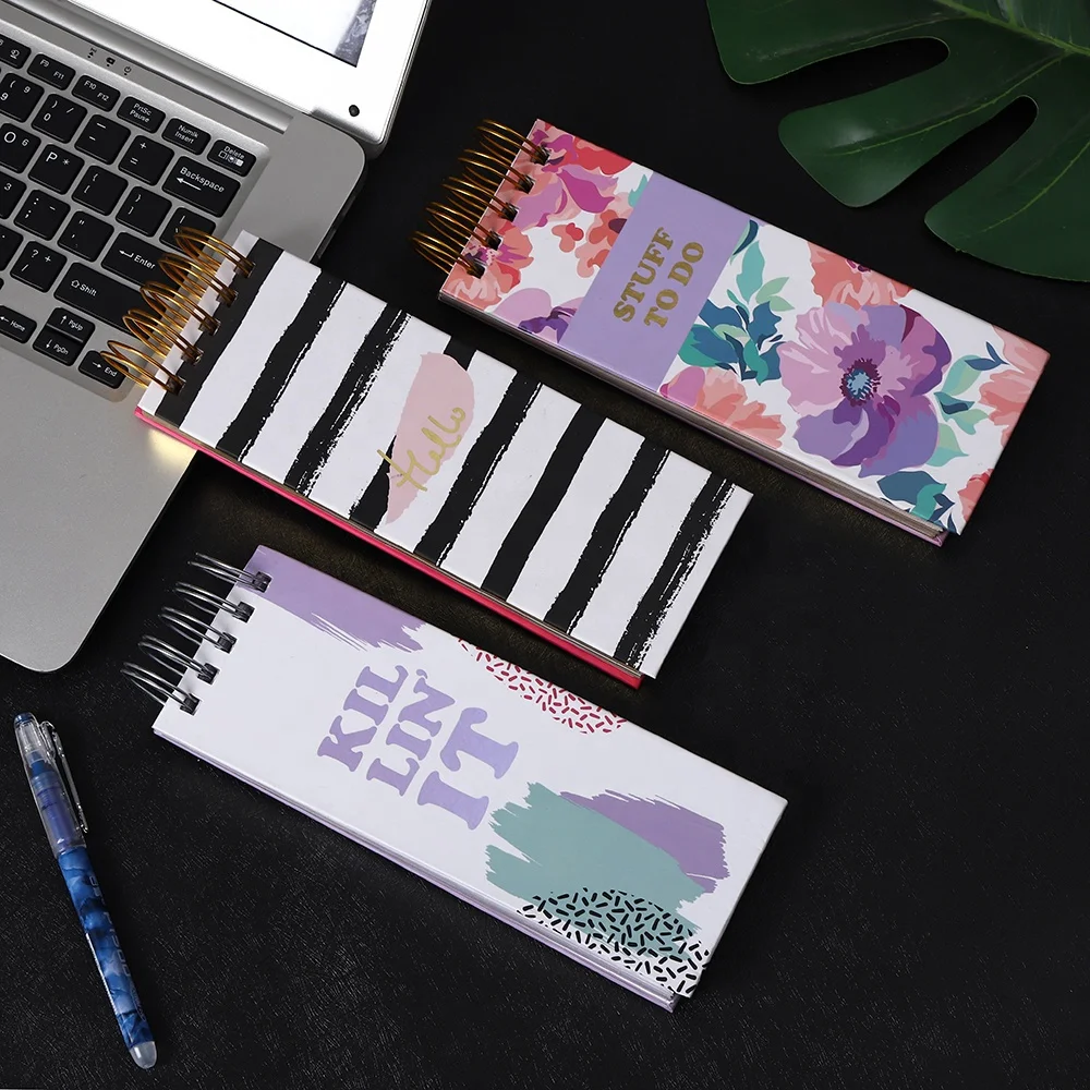 2025 Custom New A5 Watercolor Paper Dotted Lined Notebook Cute Spiral Business Office School Writing Gift Classmates Promotions