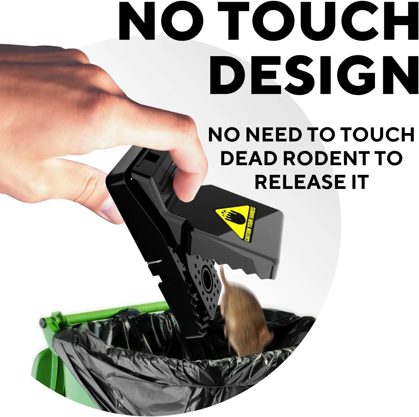 Smart Self-locking Mousetrap Plastic Reusable Rat Traps