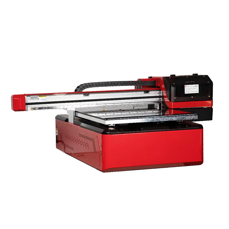 A1 6090 UV flatbed Printer inkjet Industrial Grade XP600 print head Varnish 3D embossed Raised Fonts