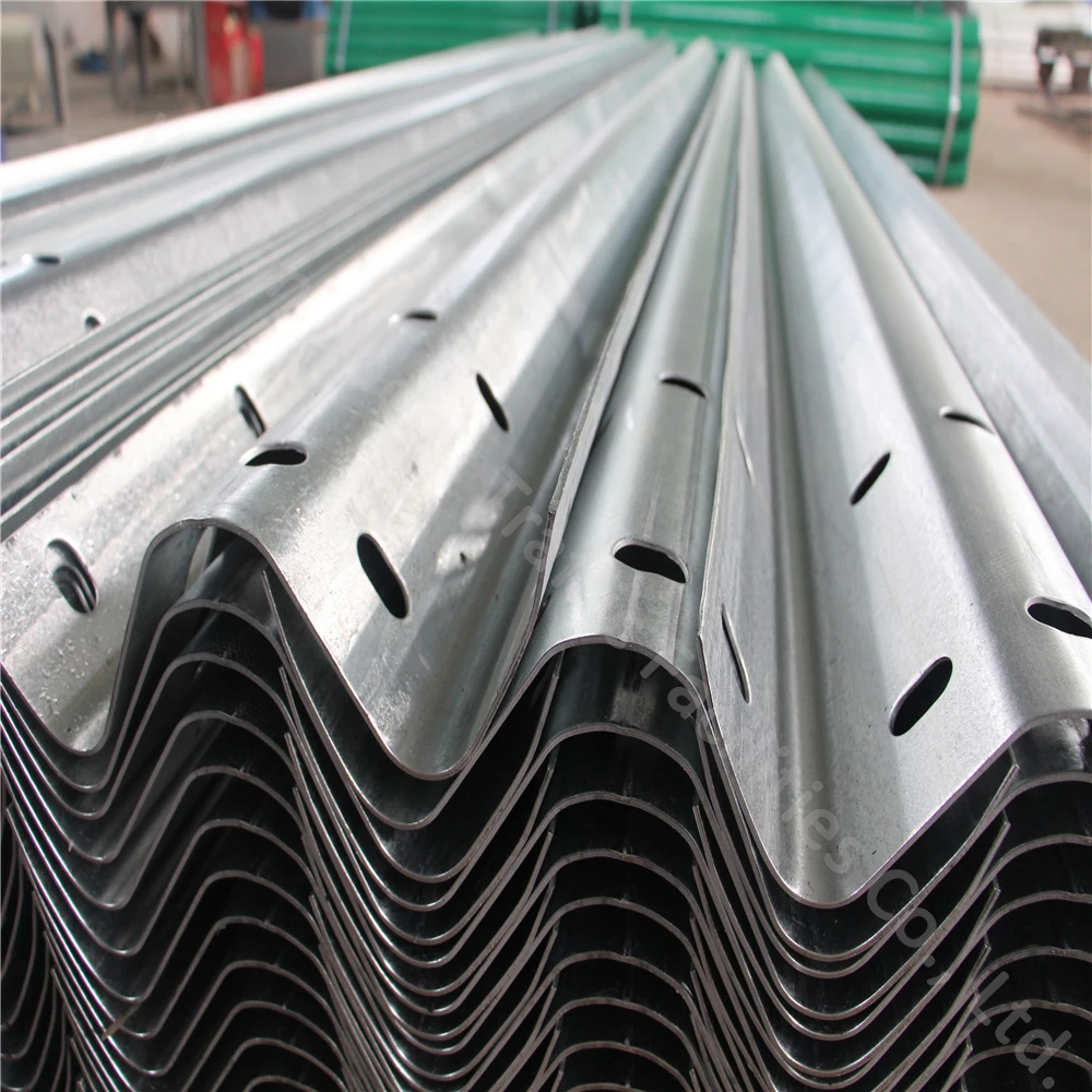 Highway Guardrail W-Beam To Thrie Beam Transition Guardrail Hot Dipped Galvanized High-Speed Guard Rails