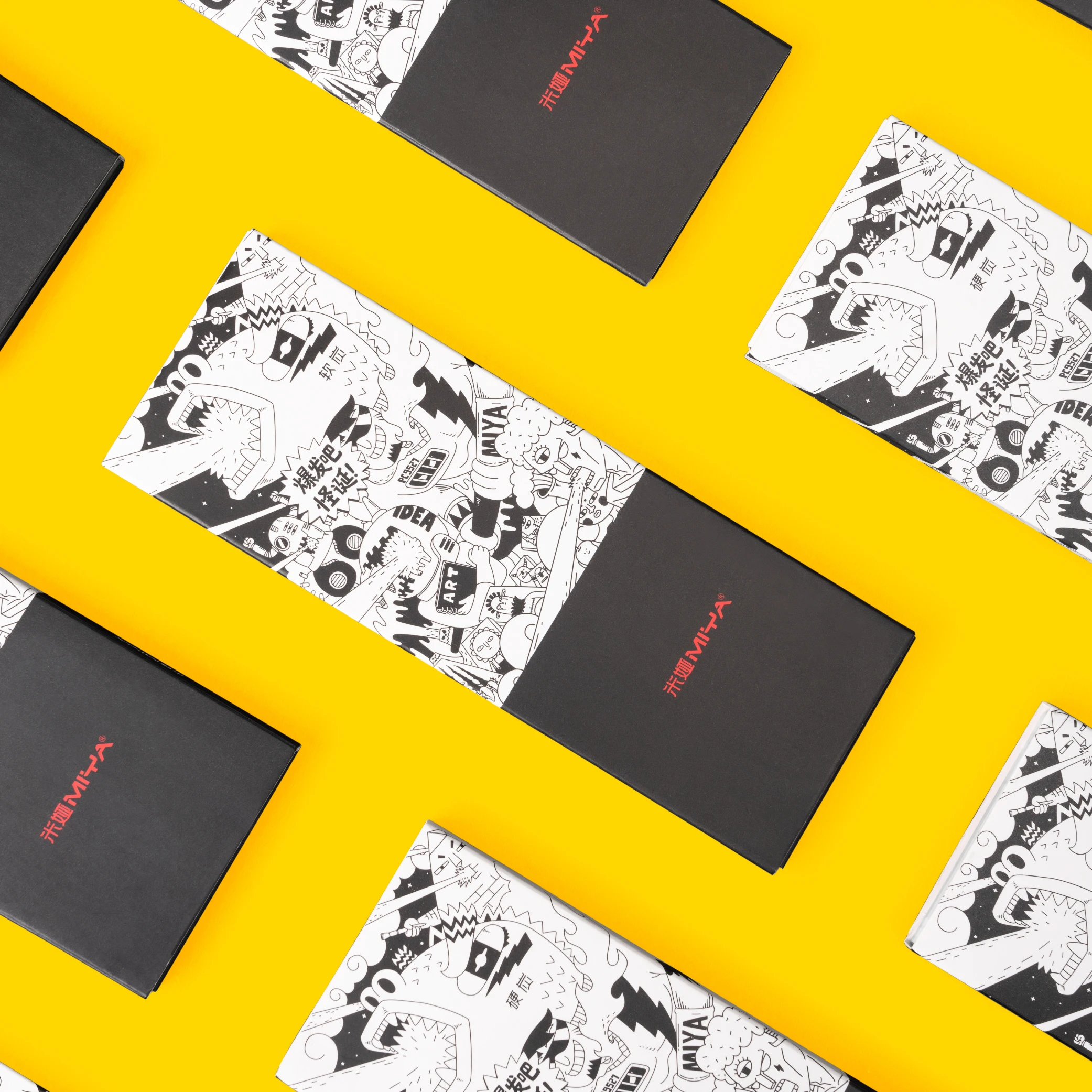 MIYA Sketch Art Supply 8 Pieces Graphite Pencil Set 4B 6B 8B Pencil Set Wholesale Sketching Pencil