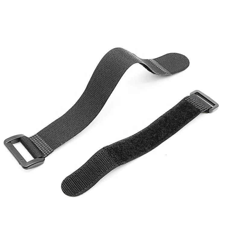 stick strong Self-Gripping adhesive double side adjustable nylon hook and loop Fastener Tape Cable Ties strap with buckle