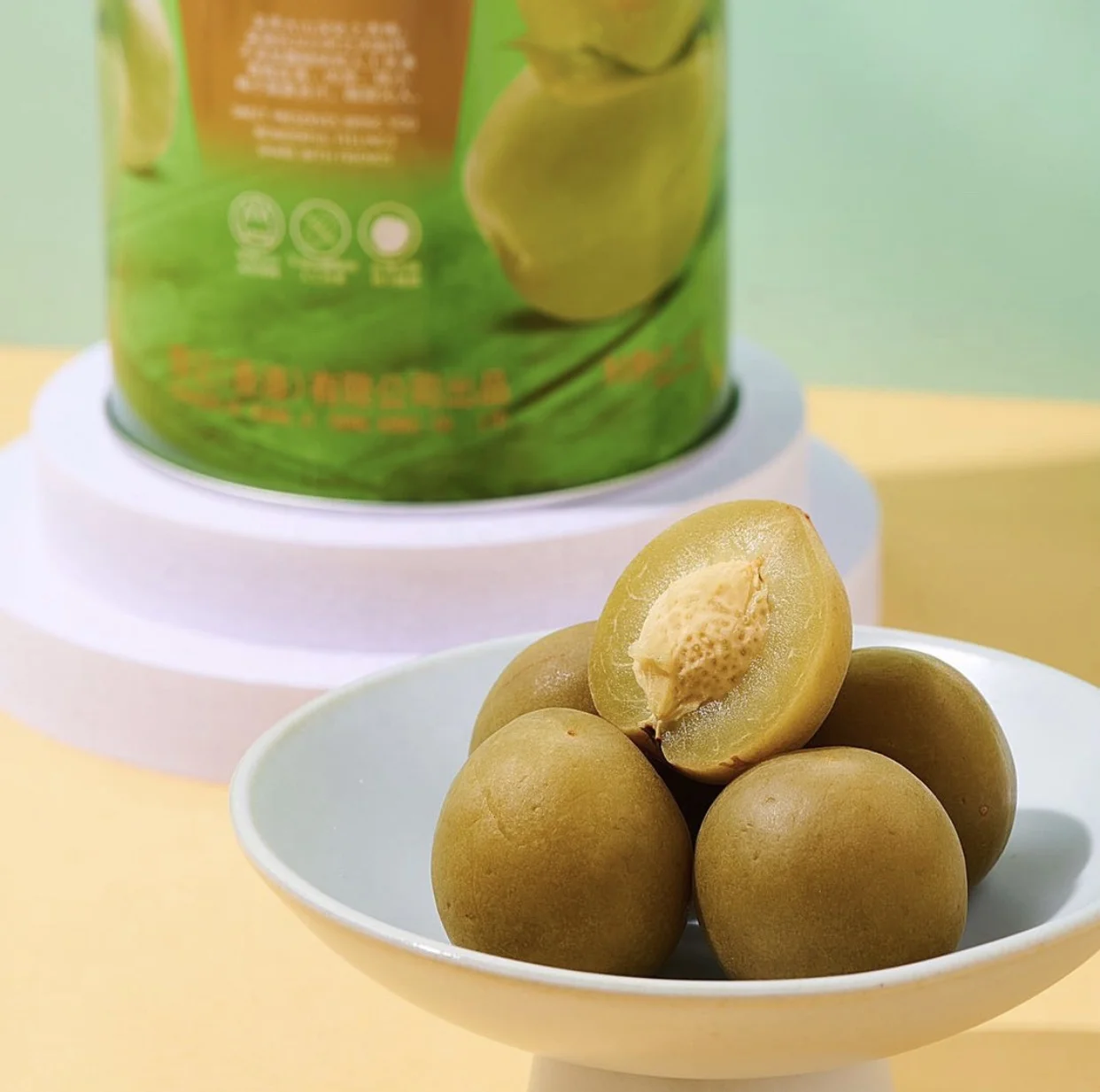 Корейские фруктовые сладости свежие вишневые конфеты независимая упаковка зеленые китайские сливы