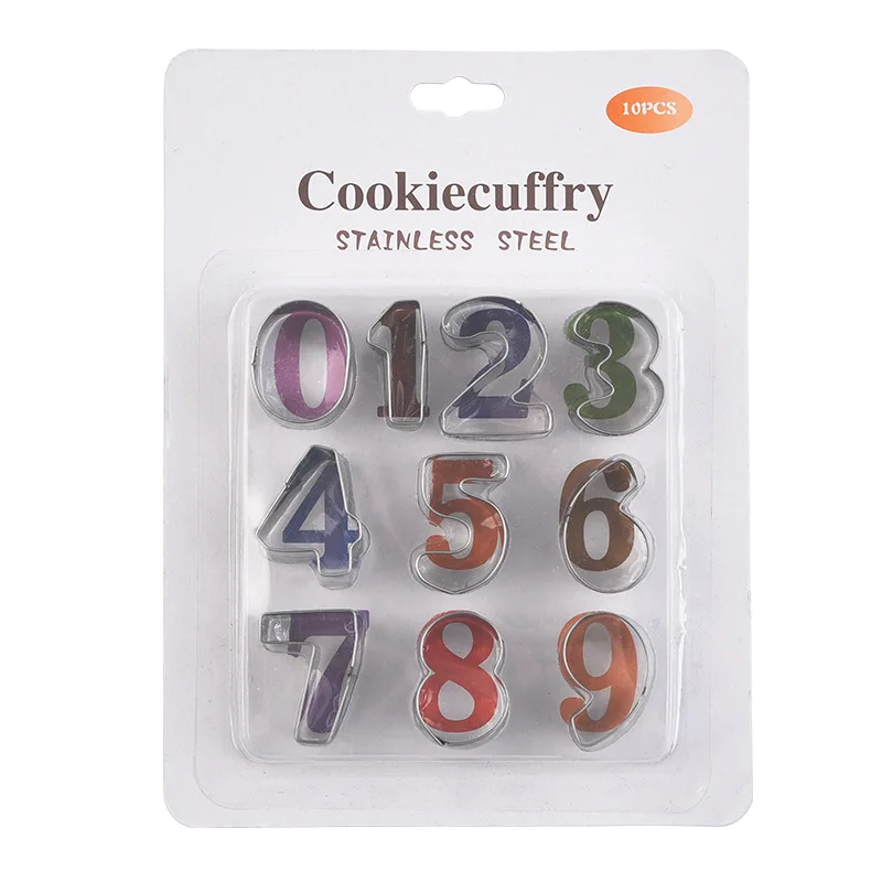 Cookie Cutter Biscuit Press Stamp Embosser Sugar Paste Cake DIY Baking Mould Baking Tools