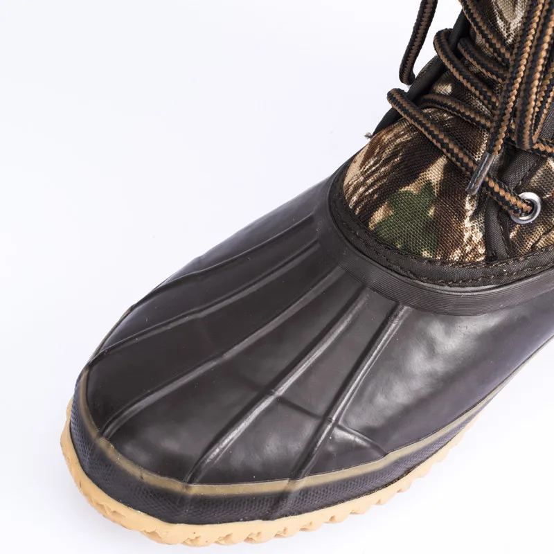 
Wholesale Waterproof Ladies Lace Up And Zipper Duck Boots For Women 