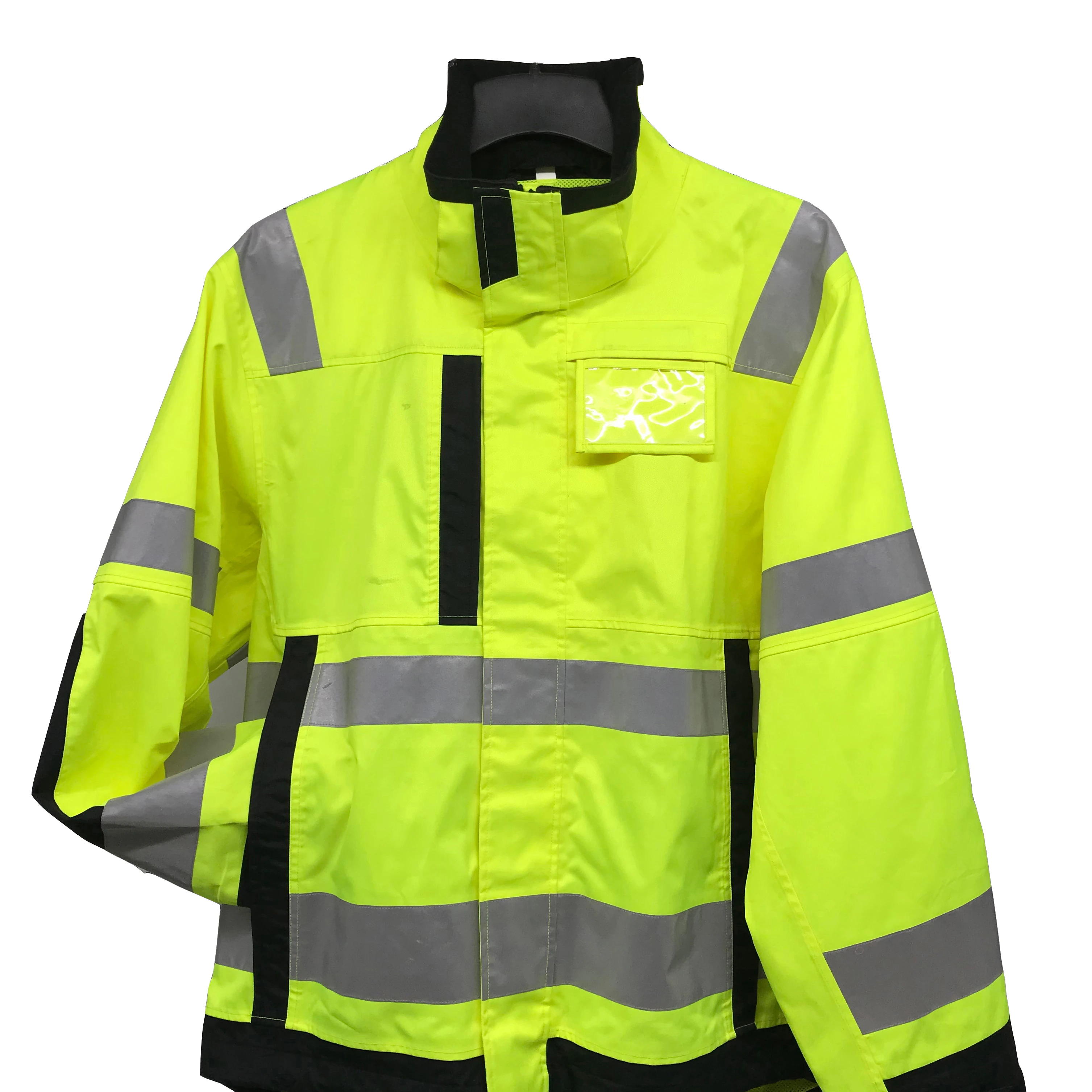 
Высокопрочная Защитная куртка для строительства дорог, рабочая одежда высокой видимости, защитная куртка высокой видимости, светоотражающее пальто, куртка-Карго 