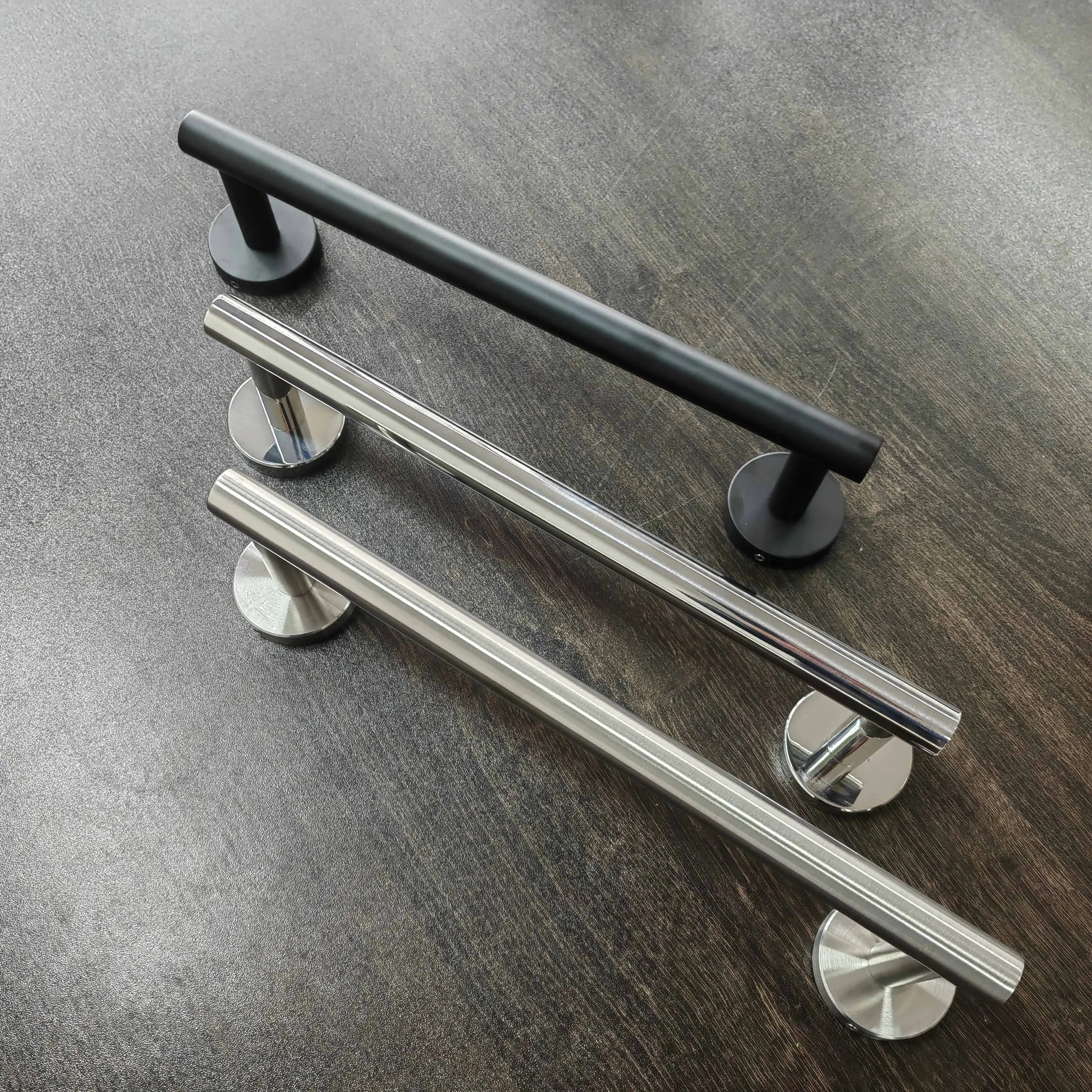 OEM Bathroom Towel Bar Bath Accessories Thicken 304 Stainless Steel Shower Towel Rack for Bathroom Towel Holder Wall Mounted