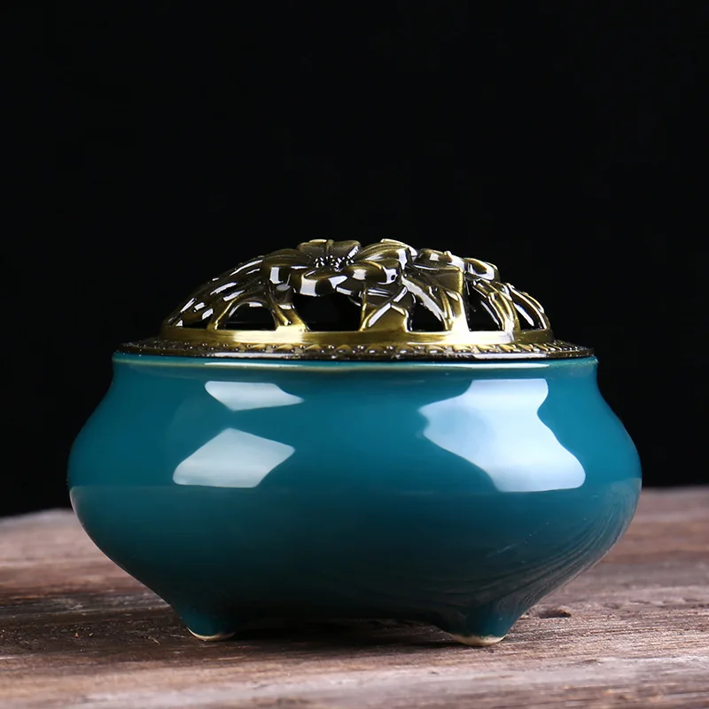 Wholesale Chakra Incense Stick Holder Ceramic Incense Cone Burner Fragrance for Home small incense burner