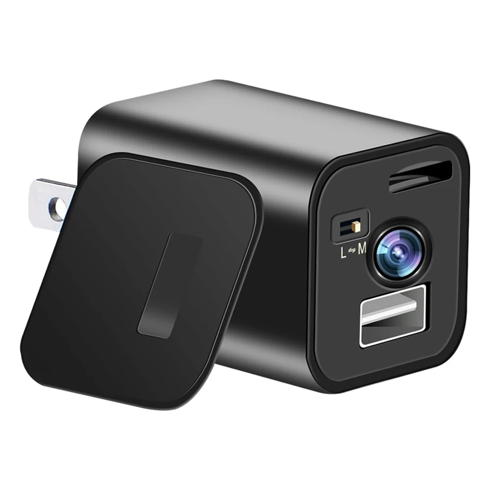 Camera USB Charger HD 1080P Nanny Cam with Motion Detection for Home Security