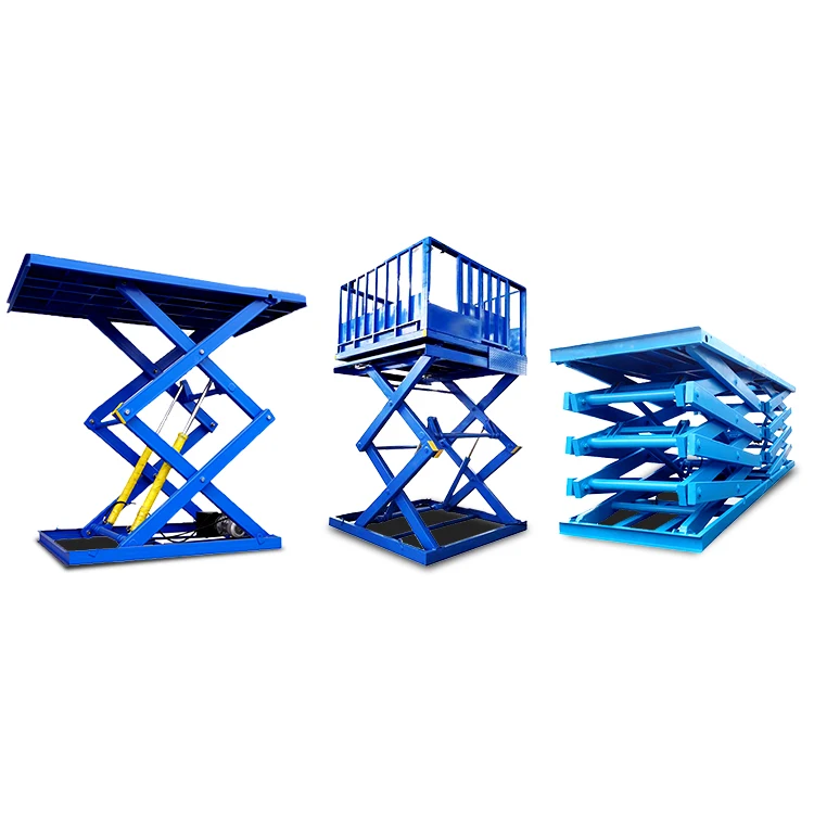 Stationary Small Scissor Hydraulic Table Lift Electric Warehouse Hydraulic Lift Platform