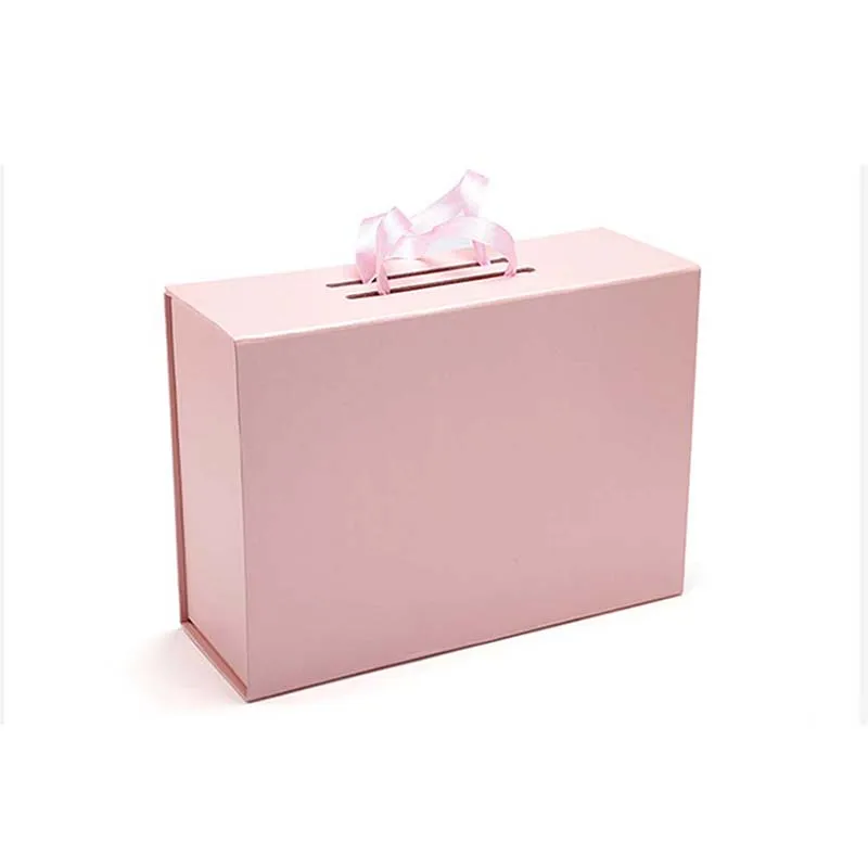 Bag Cardboard And Diy Customize Kraft Luxury Magnetic Closure Card With Window Baby Shower White 35X25x10cm Set Paper Gift Box