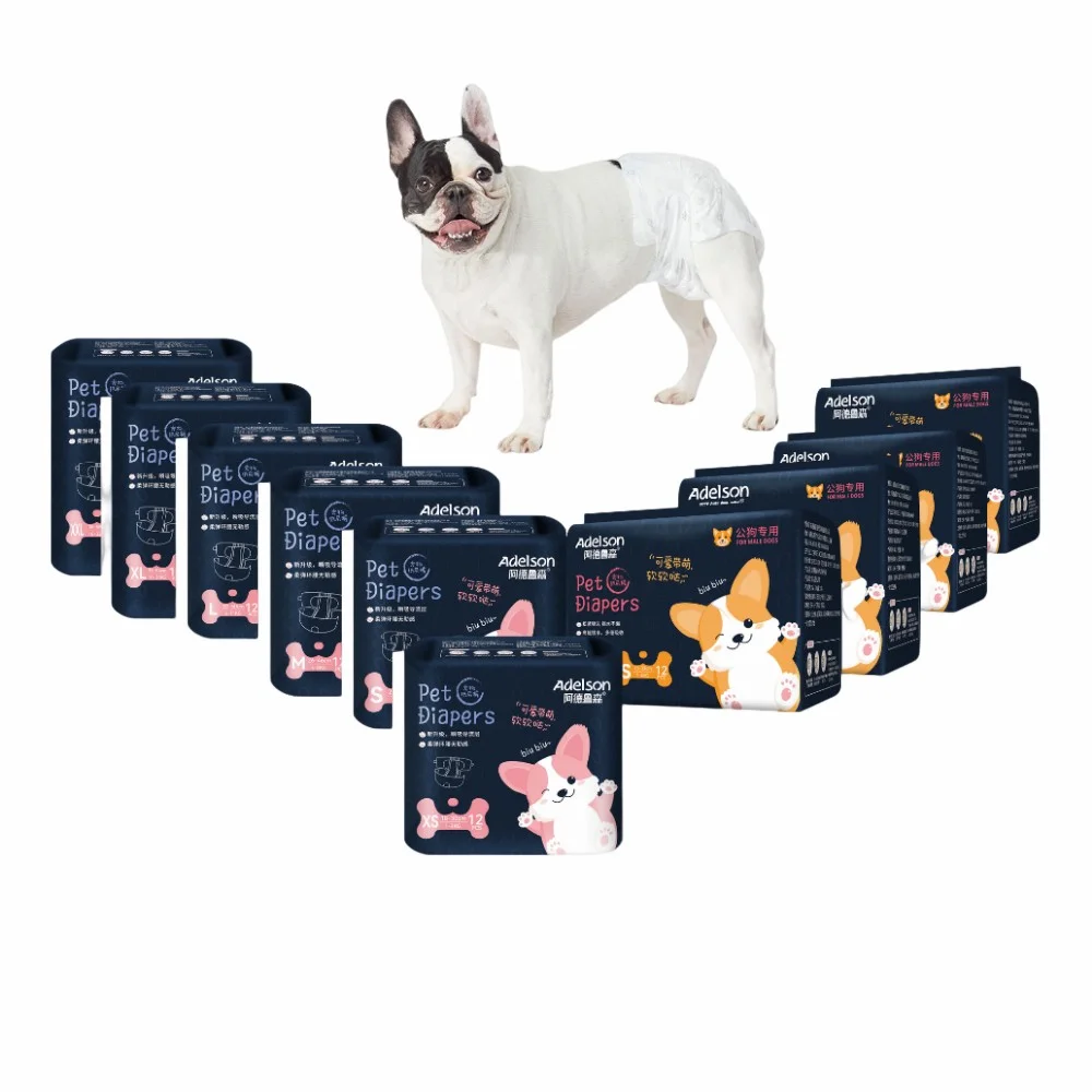 Free Sample Wholesale Oem Specifications Low Price Pet Super Absorbe Soft Pet Cat Diaper For Extra Large Dog