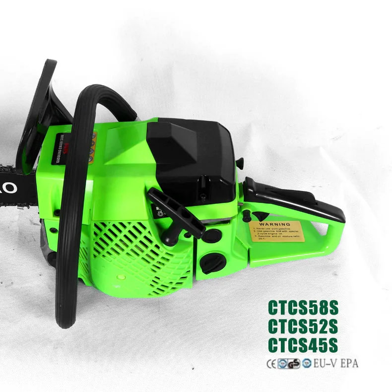 High Quality 58CC Power Motor Engine Pruning Shears Cordless Portable Green Cutter Chain Saw Gasoline Chainsaw for Wood Cutting