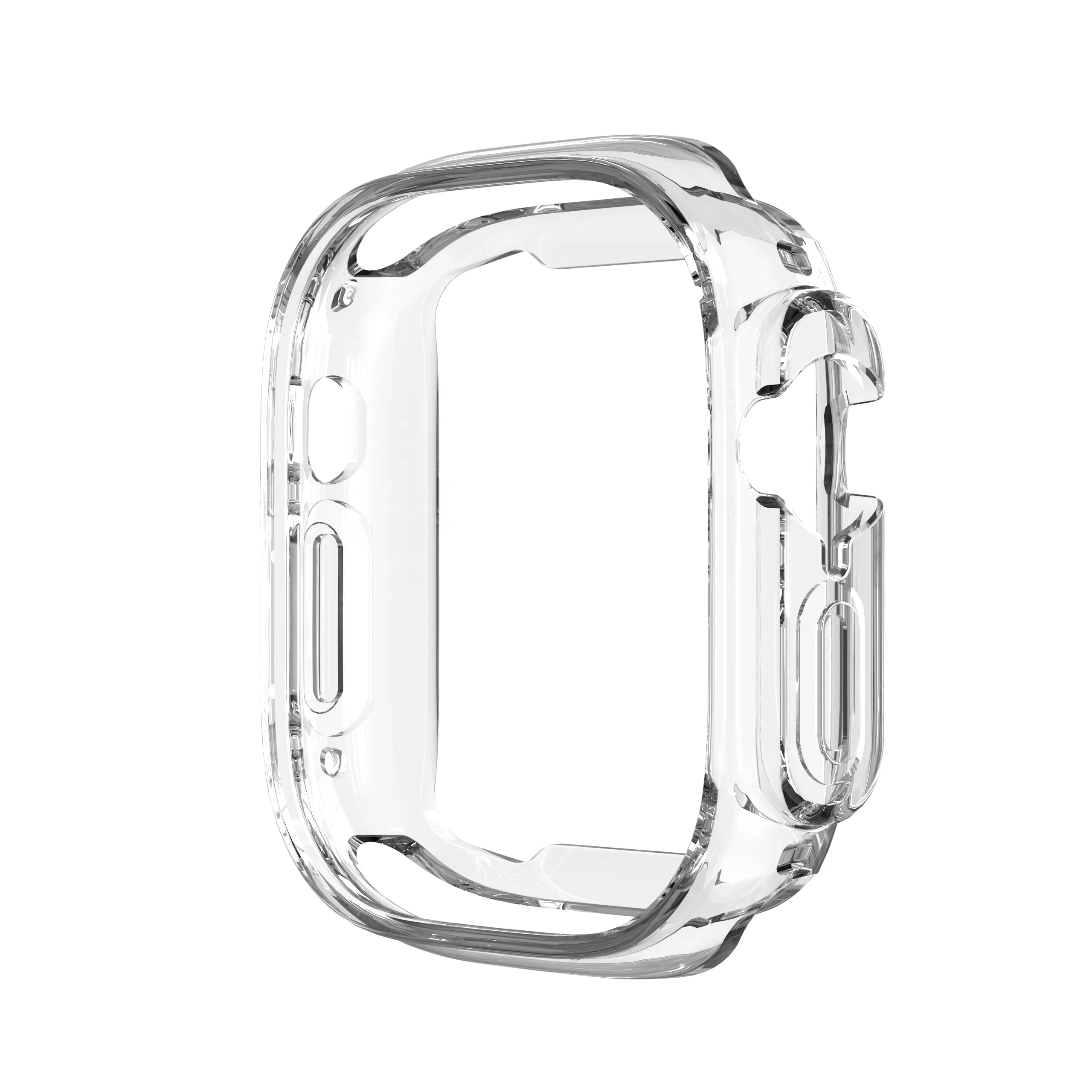 iWatch Accessories 49mm TPU Case Smart Watch Shield Protective Case without Glasses for iWatch Ultra 49mm