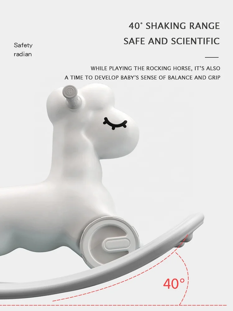 Низкая цена, пластиковая лошадка-качалка, игрушка, лошадь для верховой езды, игрушка для детей