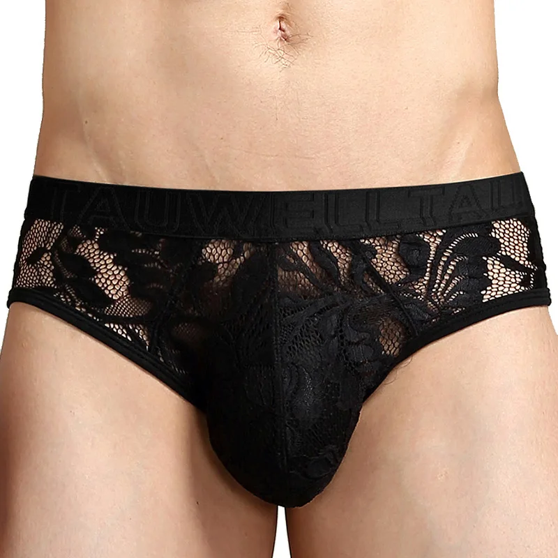 Sexy panty for men underwear panties boxer transparent full lace low rise sissy panties for men sexy underwear