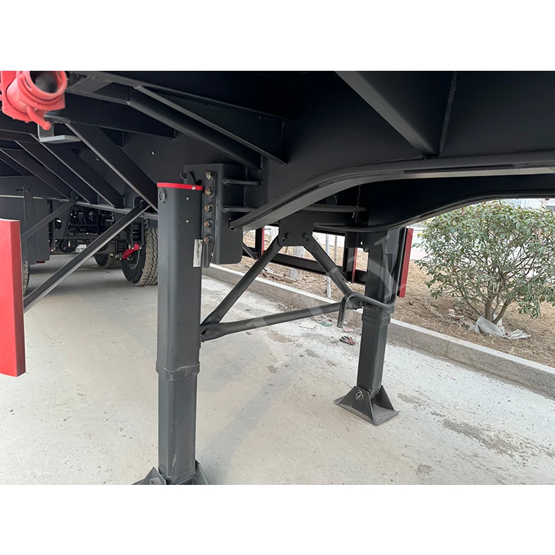 Factory Priced 40 Ft 45 feet 3 Axle Steel Container shipping Semi-Trailer Flatbed Truck Trailer