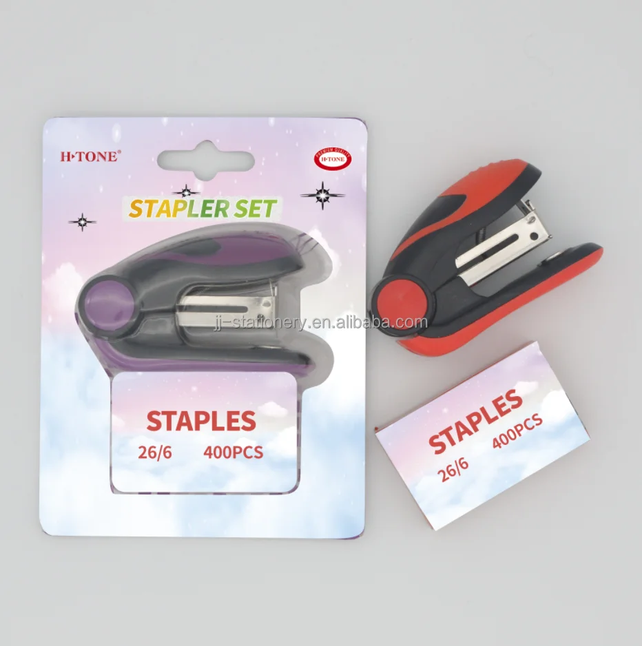 High quality book binding desktop stapler standard manual metal  staplers 12 sheets paper binding 24/6 pin size stapler