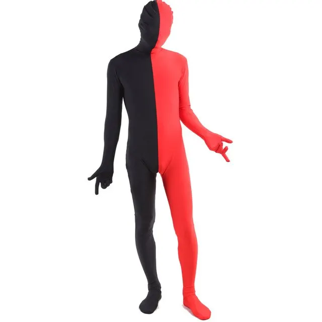 customize mix colors cheap lycra red latex catsuit zentai carsuit