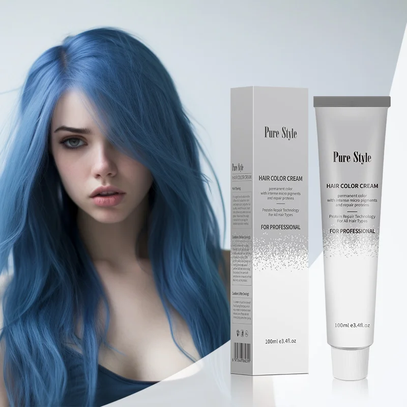 Wholesale Professional Salon 100ml Color Hair Dye Black Hair Dye No Ammonia No Smell Aromatic Hair Color Cream