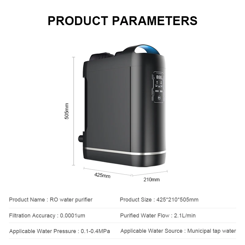 Nobana 600GPD New Product Hydrogen Alkaline RO Water Purifier