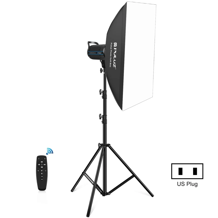 Manufacturer OEM PULUZ 150W Photo Studio Strobe Flash Light Kit with Softbox Reflector Tripod Photography Flash Light Kit