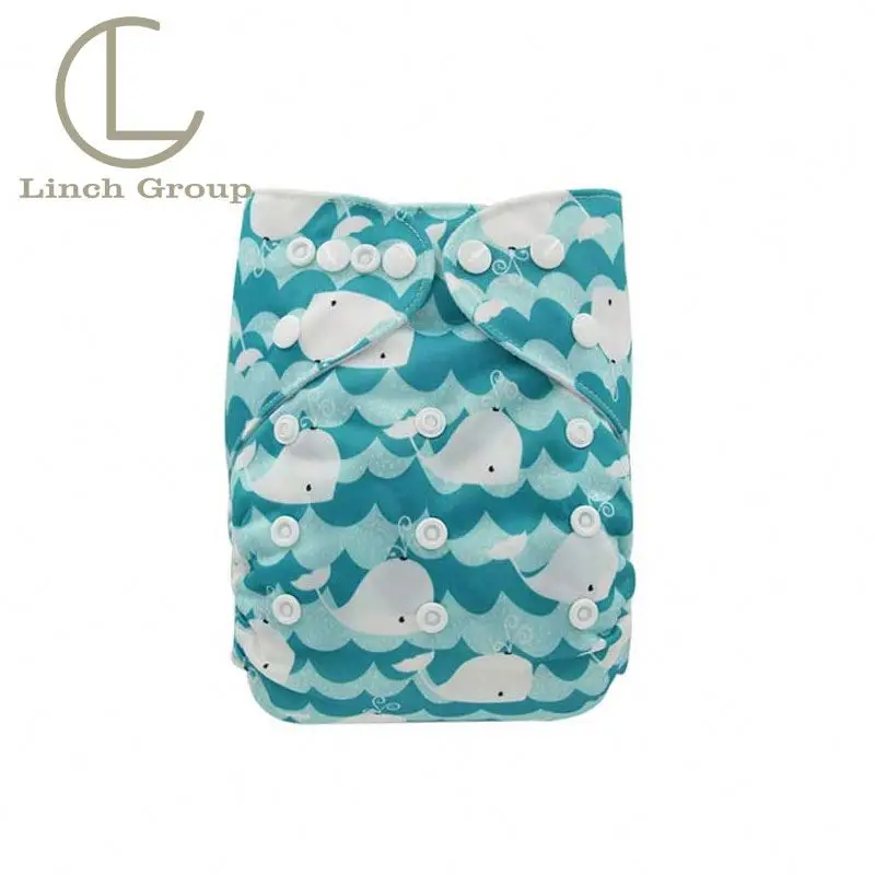 Высококачественные подгузники с двумя карманами, водонепроницаемые подгузники с различными узорами, лучшие многоразовые тканевые подгузники