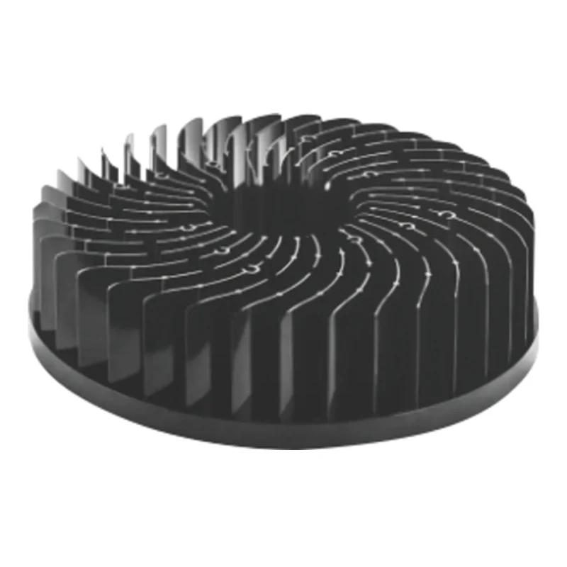 Oem Aluminium Square Heatsink Aluminium Extrusions Round Shape Heatsink Aluminium Profile