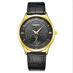 Customer design High quality Display luxury leather strap watches