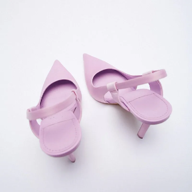 2022 Factory new trendy Microfiber pumps high heels shoes for women