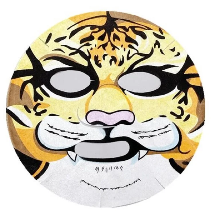 Dry Sheet Mask Skin Care Animal Tiger Facial Sheet Mask Beauty Korea Panda Printed Animal Facial Mask