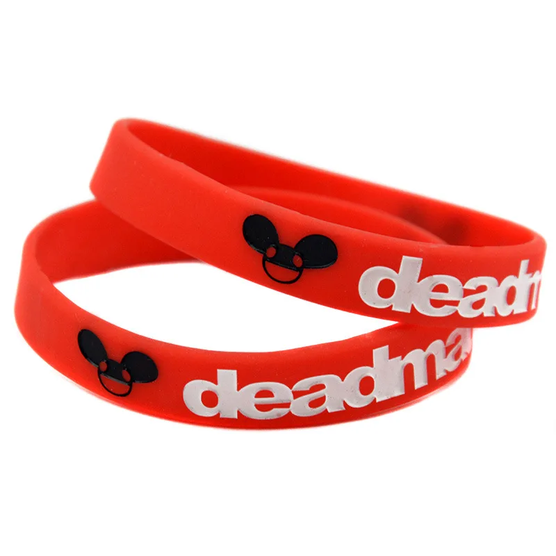 Factory festival silkscreen imprint 6mm  thin Silicone rubber bracelet Customizable Silicone Wrist Bands for Event