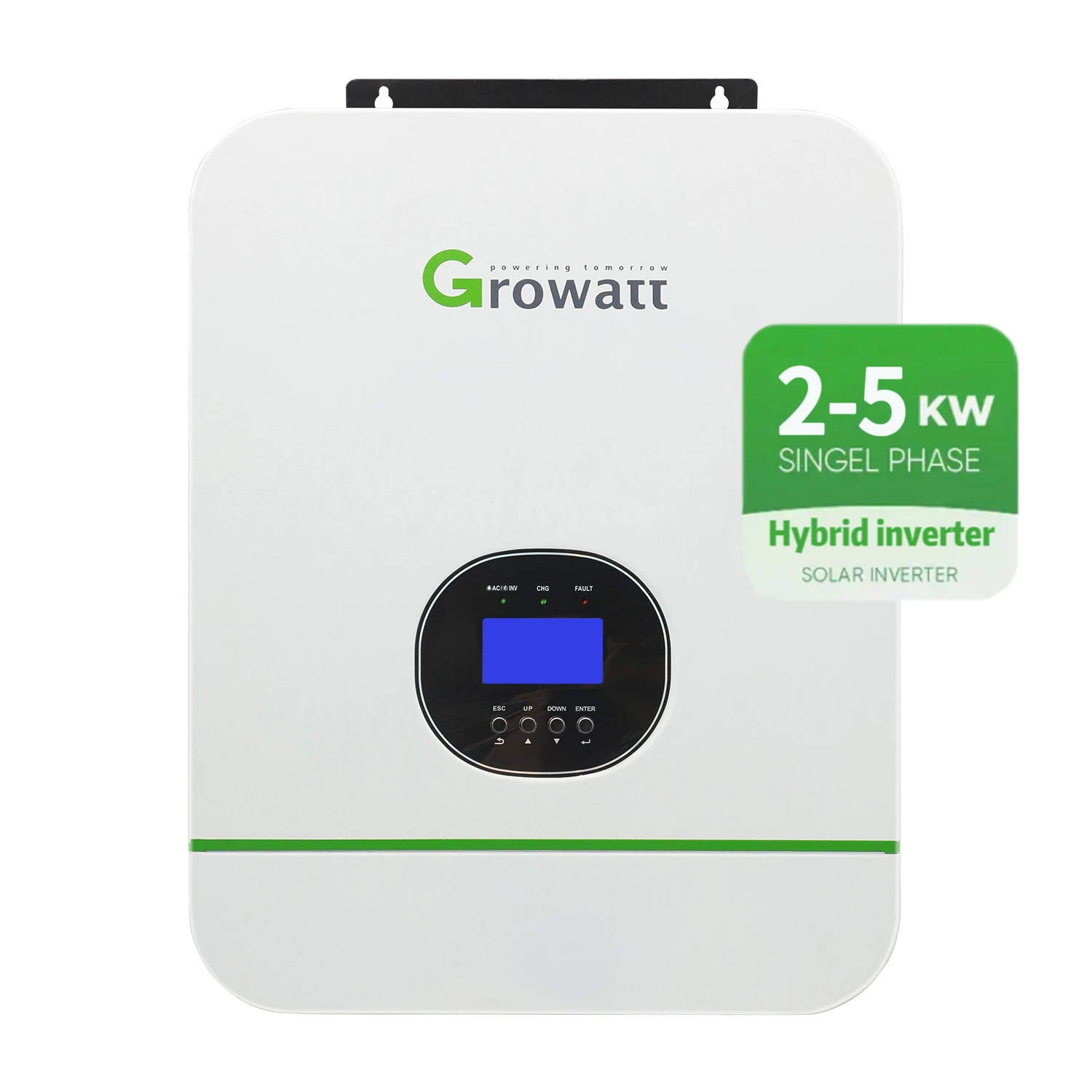 Growatt Hybrid Solar Inverter Mppt 48V 3Kw 3000W 5Kw 5000W 10Kw Single Phase On Off Grid Inverters Solar Wholesale Price
