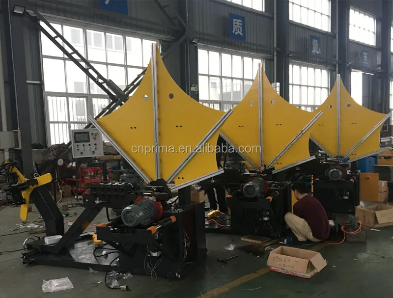 1.2*1500 galvanized sheet round tube hvac air spiral duct forming machine for ventilation spiral tube former making machine