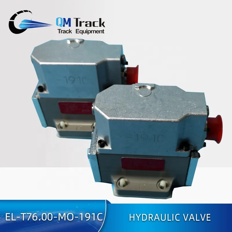 Hydraulic Servo Valve With The Red Label For Railway Tamping Maintenance Equipment Of Plasser Type EL T76 00MO 191C H40DAGM4NAH